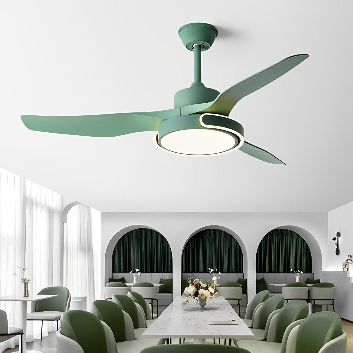 Ceiling Fan with Lights Remote Control Reversible - Flyachilles