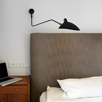 Creative Adjustable Iron Industrial Swing Arm Wall Lamp Wall Sconce Lighting - Flyachilles
