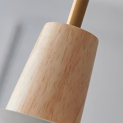 Creative Cement Wood White Chandelier Pendant - Flyachilles