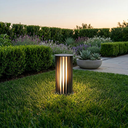 Creative Cylindrical LED Waterproof Black Modern Pathway Light Walkway Floor Lamp - Flyachilles