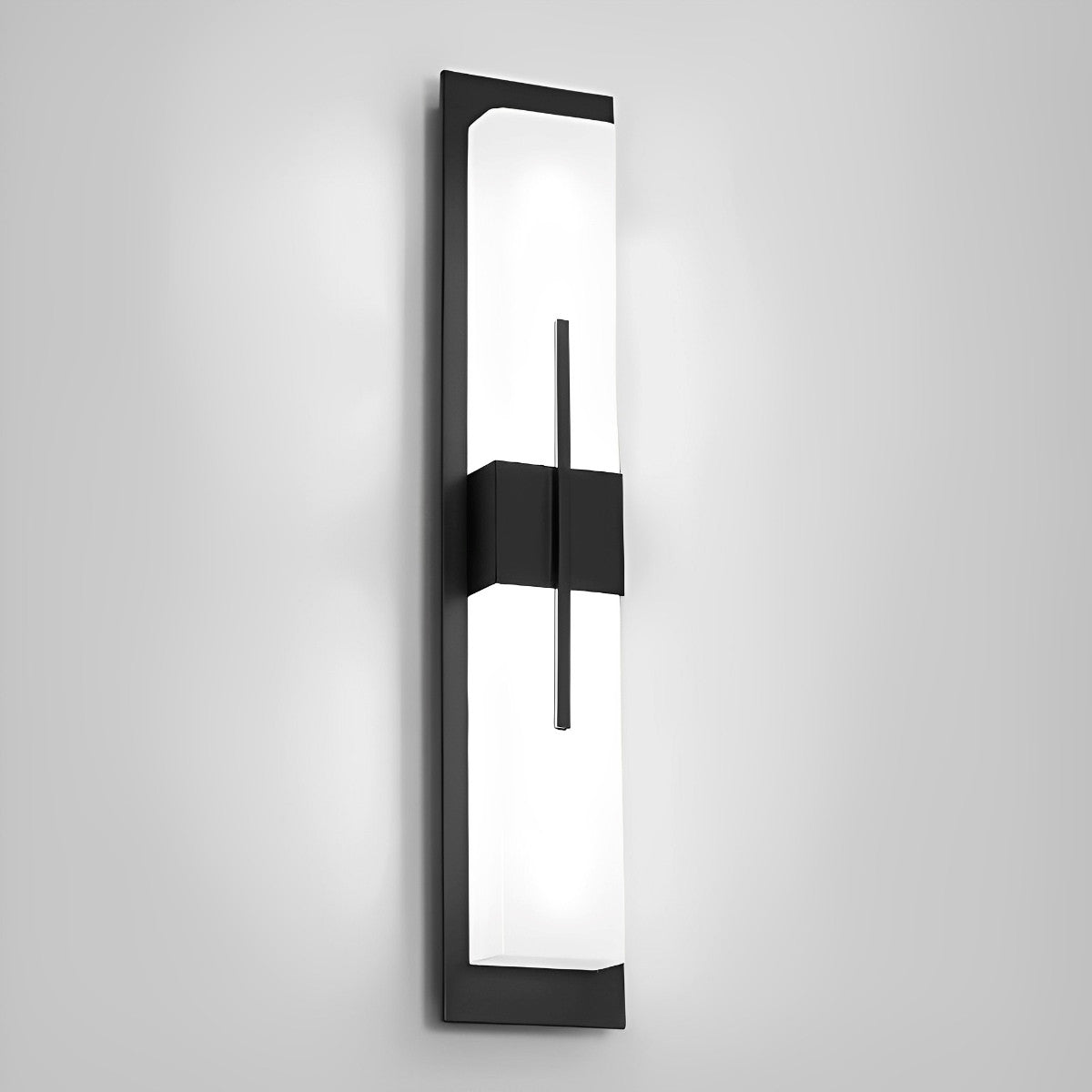 Creative Rectangular LED Waterproof Black Modern Outdoor Wall Lamp Sconec Light - Flyachilles