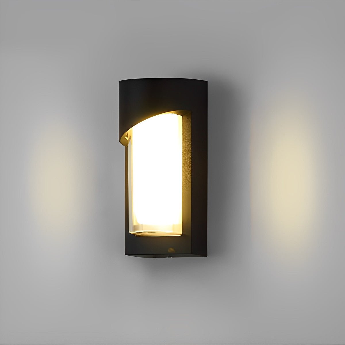 Creative Waterproof LED Black Modern Outdoor Wall Lamp Exterior Lights Wall Sconce - Flyachilles