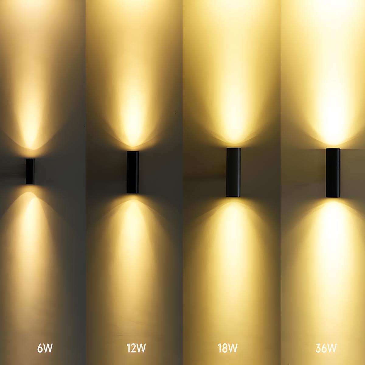 Cylinder Waterproof Outdoor Up and Down LED Exterior Wall Lights Spotlight - Flyachilles