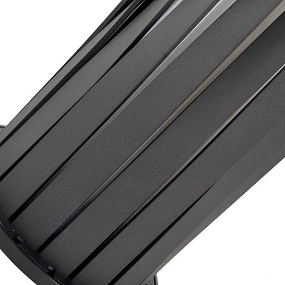 Cylindrical Twisted LED Waterproof Black Modern Pathway Light Floor Lamp - Flyachilles