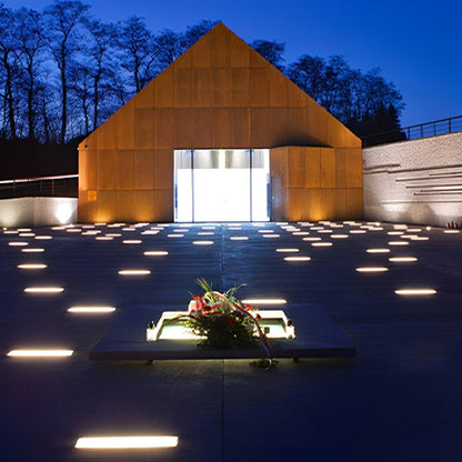 DC24V Low Voltage Waterproof Outdoor Recessed LED In Ground Lights Stainless Steel - Flyachilles