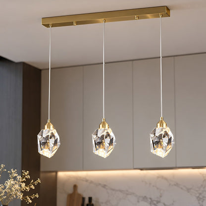 Dimmable Modern Luxury Brass Crystal Pendant Lights - Flyachilles