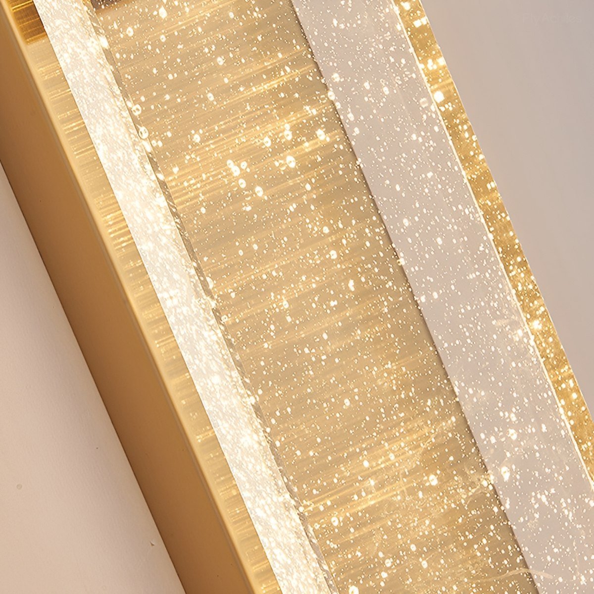 Dimmable Modern Luxury Long Strip Crystal Bubbles LED Wall Sconce Wall Light - Flyachilles