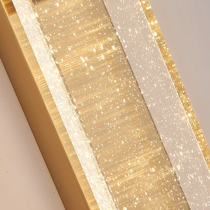 Dimmable Modern Luxury Long Strip Crystal Bubbles LED Wall Sconce Wall Light - Flyachilles