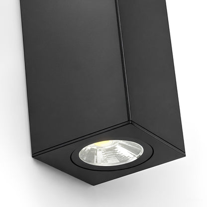Dimmable Waterproof Outdoor Rectangular Up and Down Exterior Wall Lights - Flyachilles