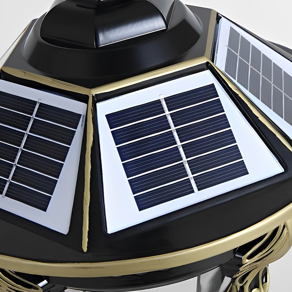 Dual Purpose Aluminum Retro Solar Fence Post Light Entrance Gate - Flyachilles
