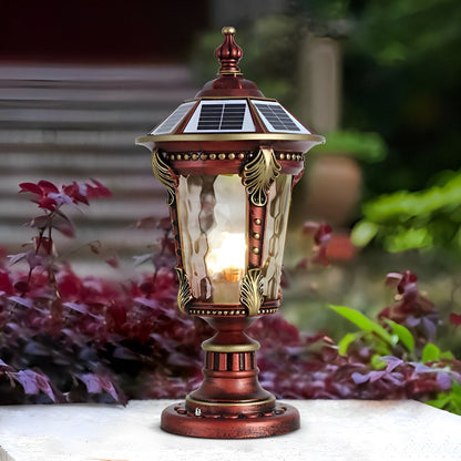 Dual Purpose Aluminum Retro Solar Fence Post Light Entrance Gate - Flyachilles