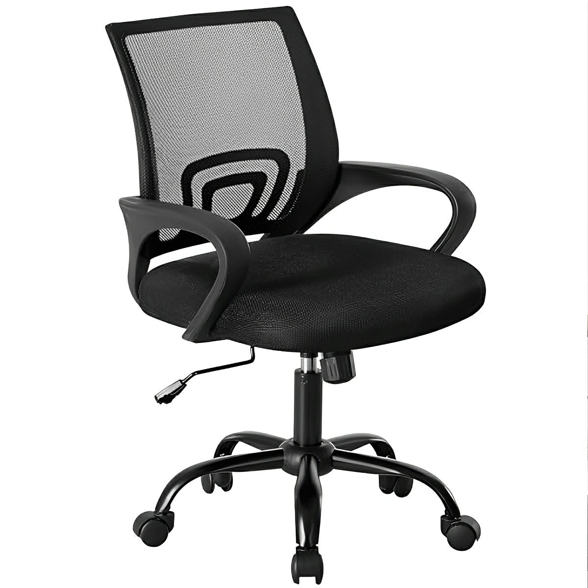 Ergonomic Mid-Back Chair – Lumbar Support &amp; Rocking - Flyachilles