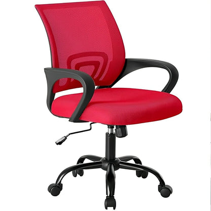 Ergonomic Mid-Back Chair – Lumbar Support &amp; Rocking - Flyachilles