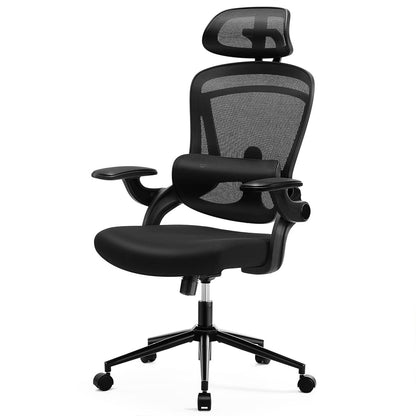 Ergonomic Office Chair Desk Chair Mesh Headrest&amp;Lumbar Support Computer Chair - Flyachilles