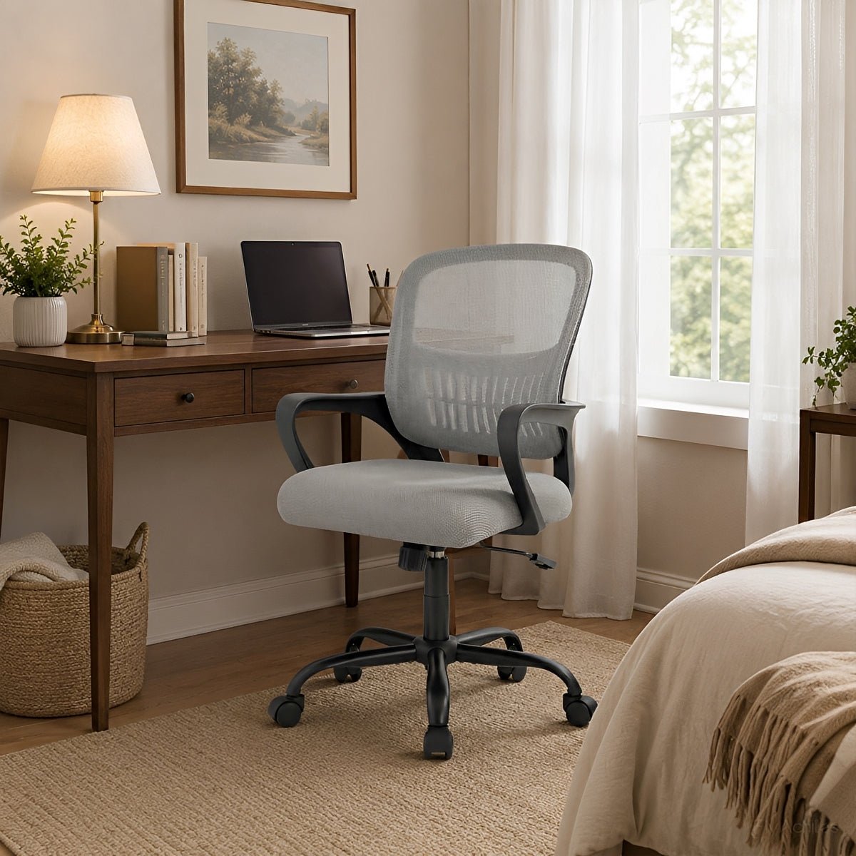Ergonomic Reclining Office Chair with 350 lbs Capacity - Flyachilles