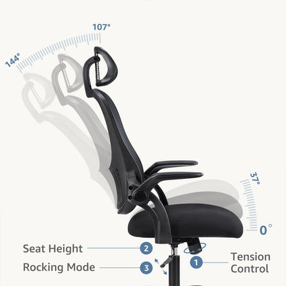 Ergonomic Swivel Mesh Office Computer Desk Chair - Flyachilles