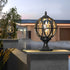 Farmhouse Round Ball Waterproof Outdoor Fence Post Lights - Flyachilles