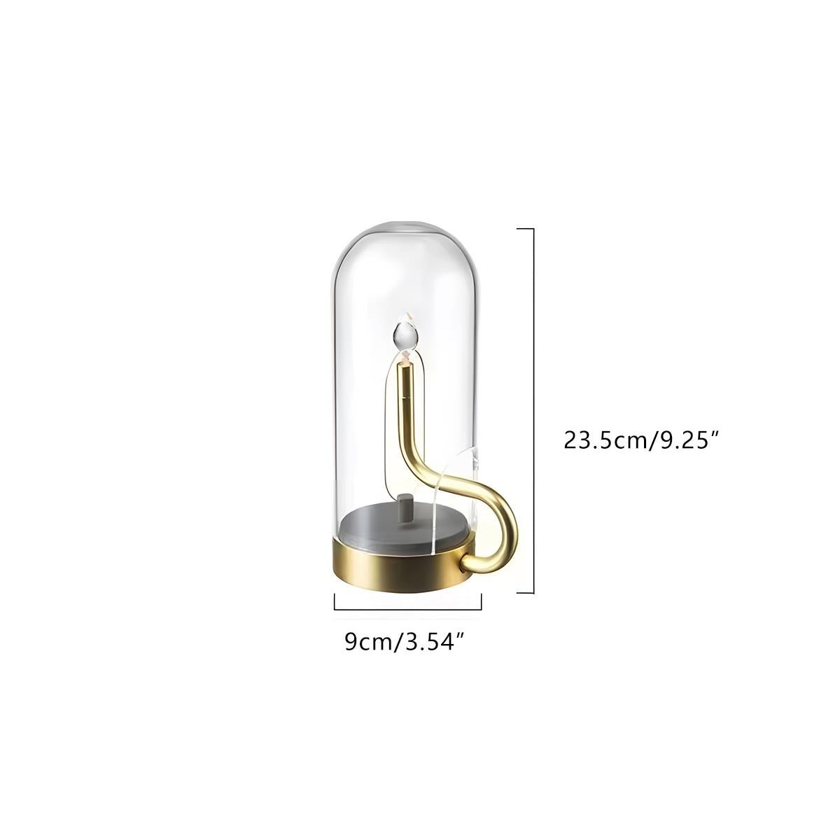 Flame Water Drop Table Lamp with USB Rechargeable - Flyachilles