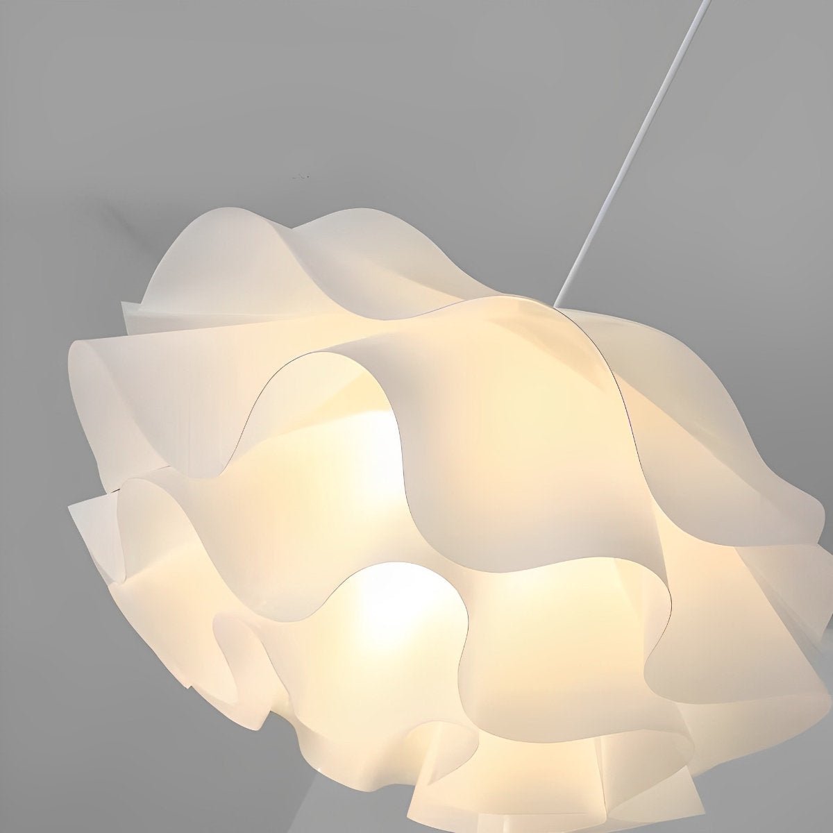 Flower Shaped Three - step Dimming LED White Chandelier Pendant Light - Flyachilles
