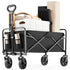 Heavy Duty 600D Folding All - Terrain Wagon Cart for Camping & Shopping, 330lbs - Flyachilles