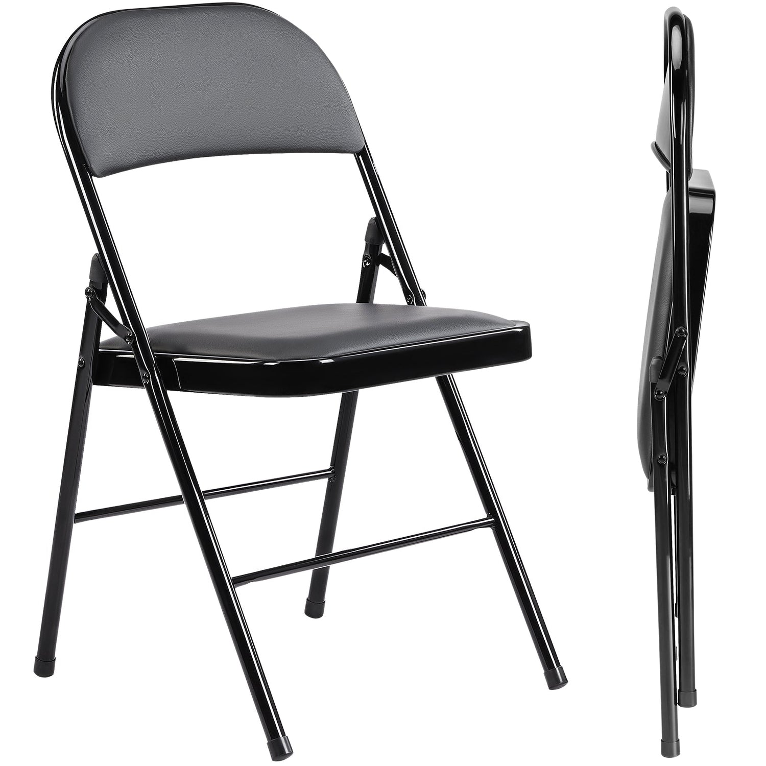 Heavy Duty Folding Chair – Padded Seat, 350 lb, Lightweight - Flyachilles