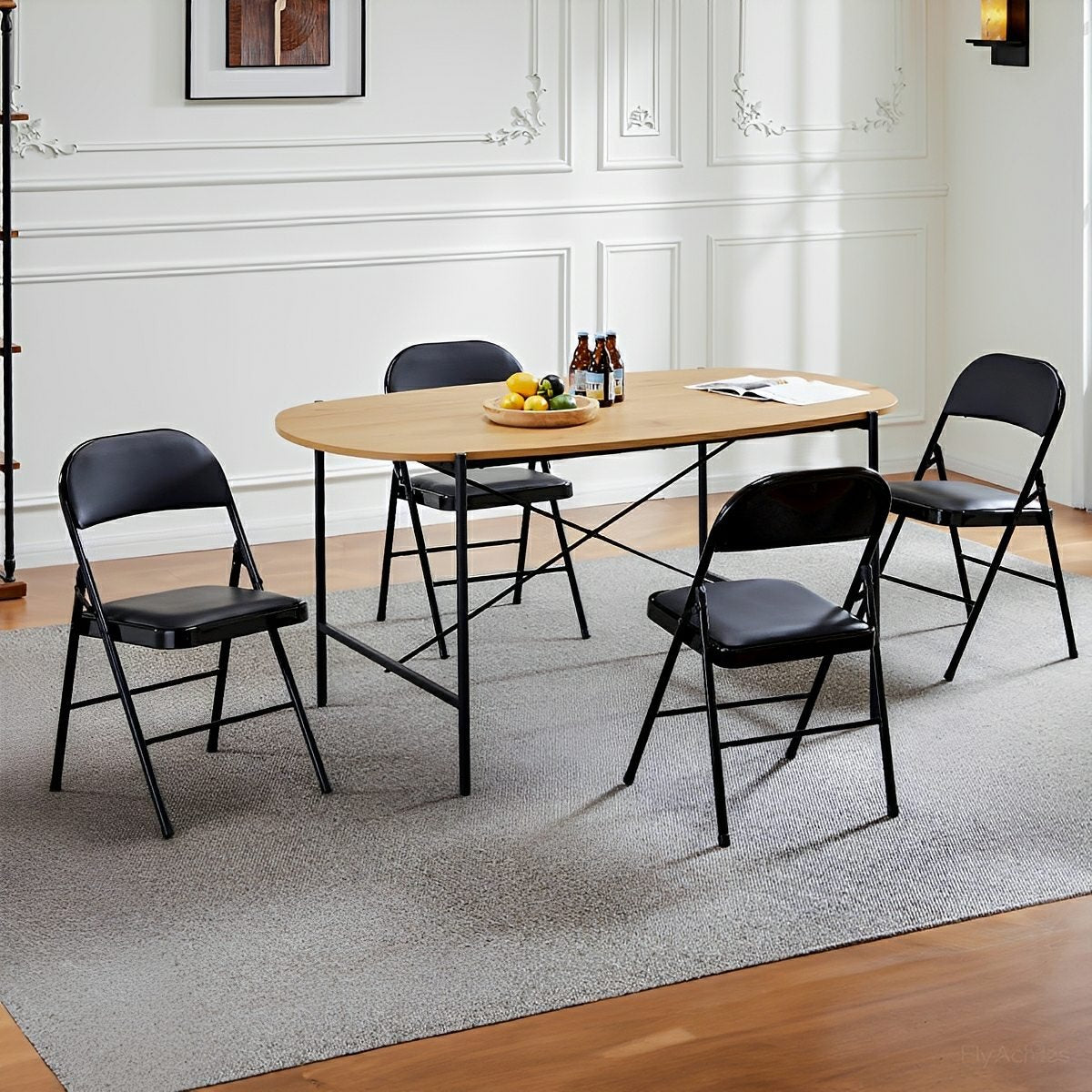 Heavy Duty Folding Chair – Padded Seat, 350 lb, Lightweight - Flyachilles