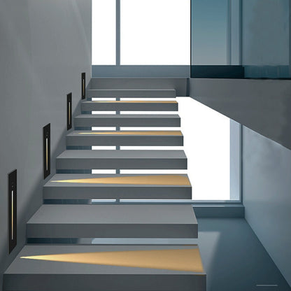 Indoor Minimalist Motion Sensor LED Recessed Stairway Wall Lights - Flyachilles