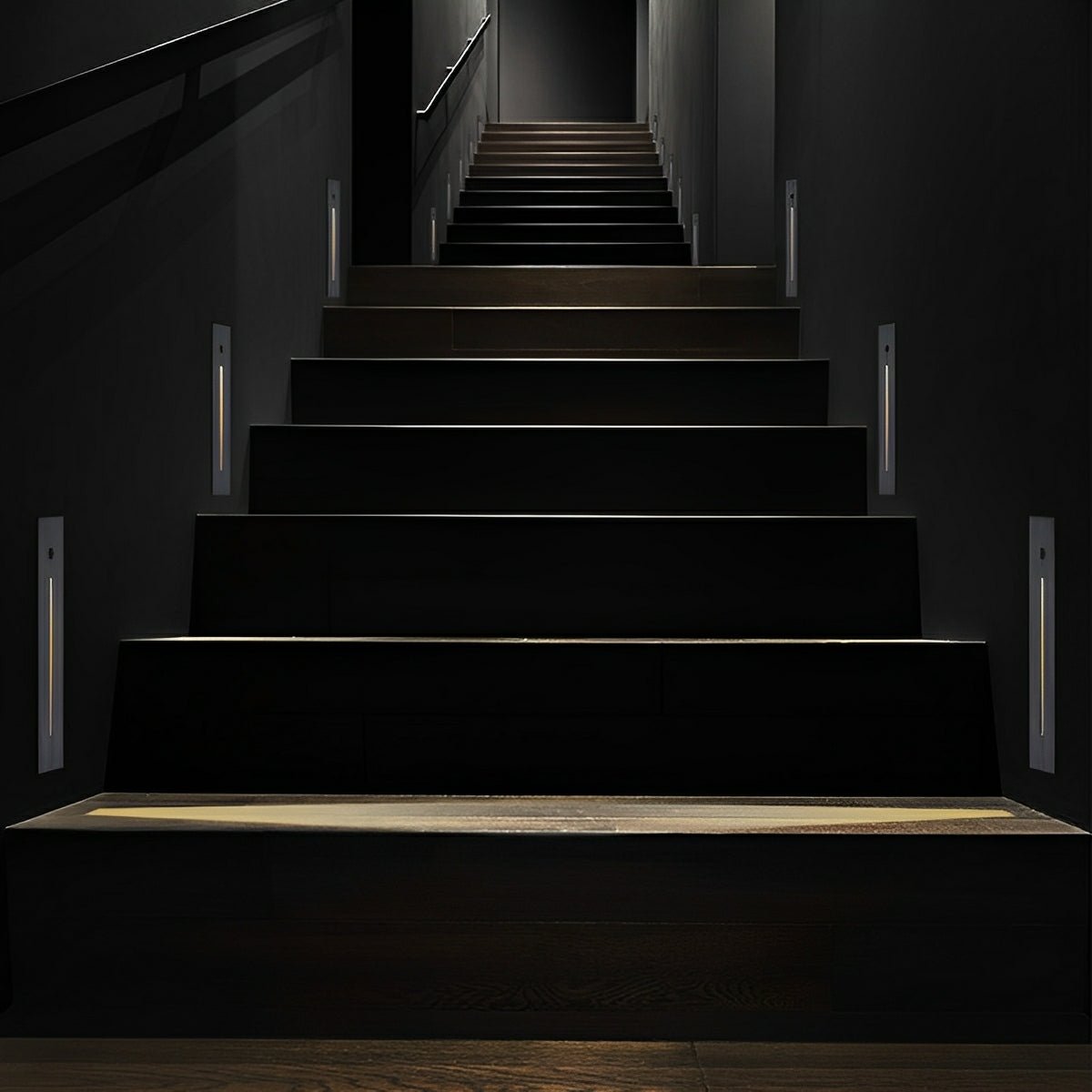 Indoor Minimalist Motion Sensor LED Recessed Stairway Wall Lights - Flyachilles