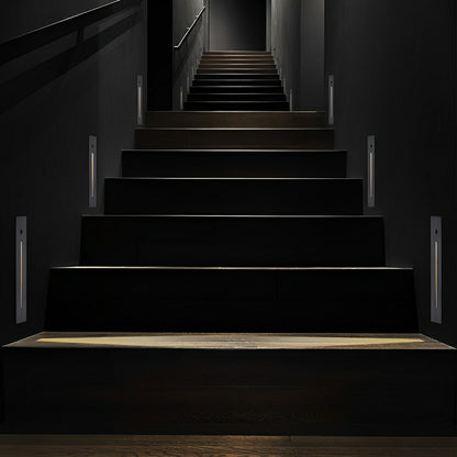 Indoor Minimalist Motion Sensor LED Recessed Stairway Wall Lights - Flyachilles