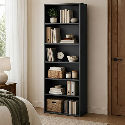 Industrial Bookcase Open Storage Shelf - Flyachilles