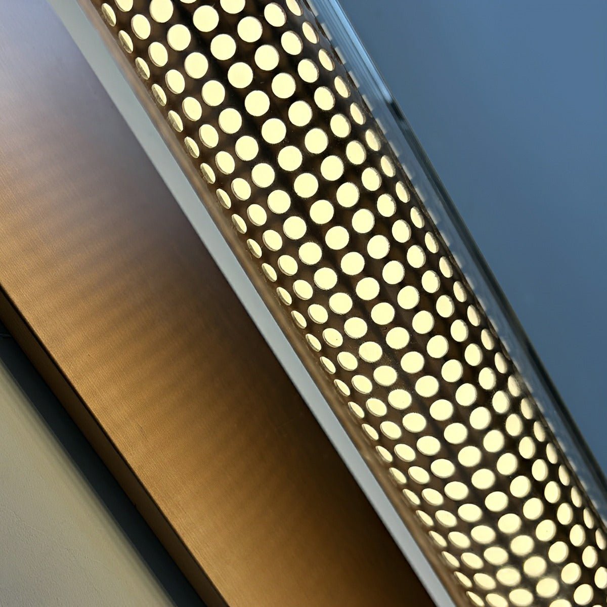 Industrial LED Wall Sconce – Stainless Steel Long Strip Wall Light - Flyachilles