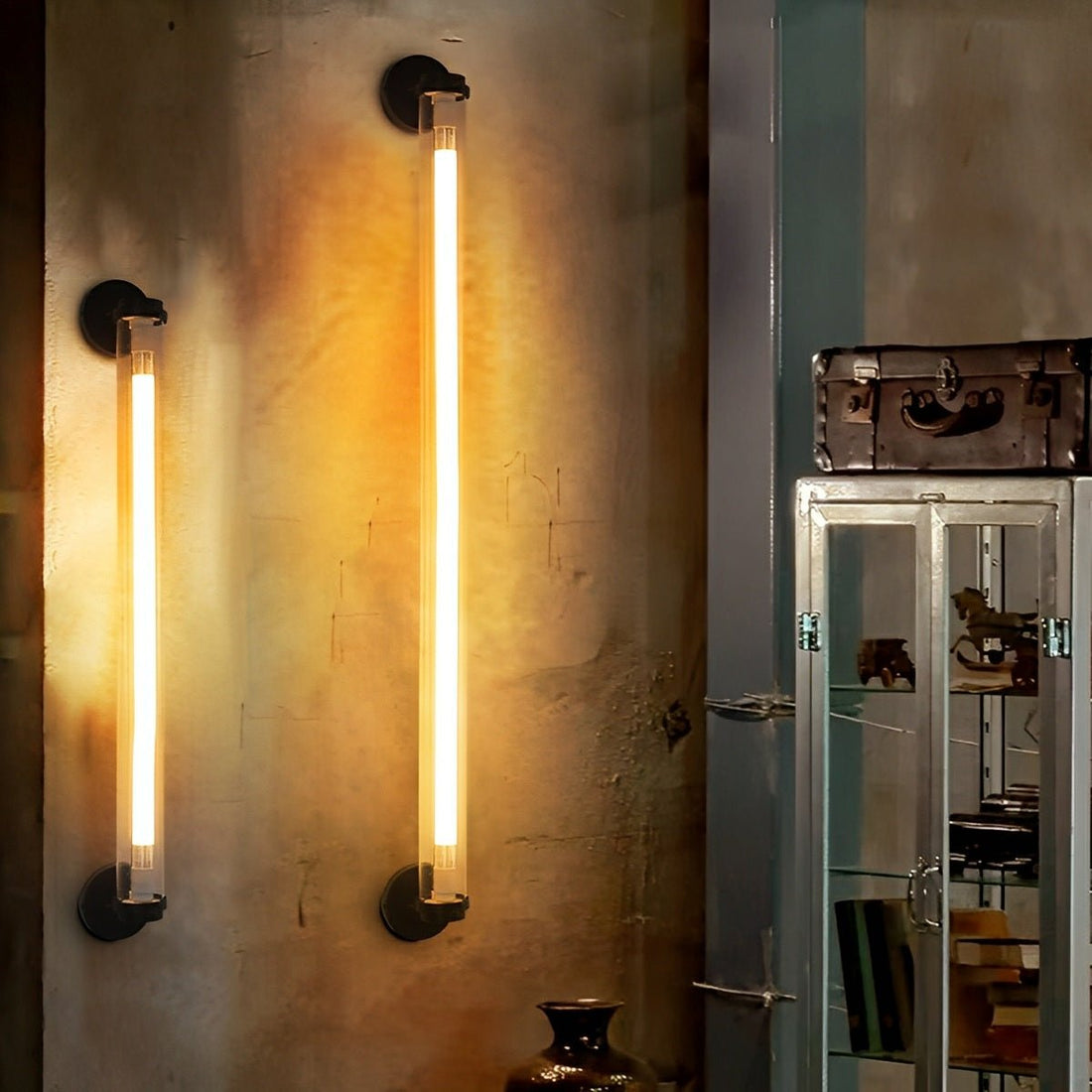 Industrial Neon Long Strip LED Wall Sconces - Flyachilles