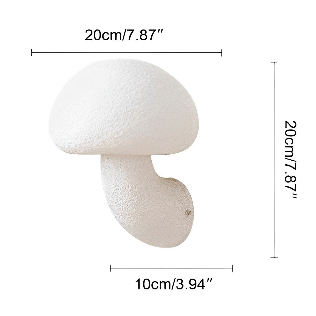 Modern Minimalist Creamy Style Mushrooms LED Wall Lights
