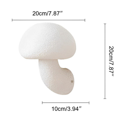 Modern Minimalist Creamy Style Mushrooms LED Wall Lights