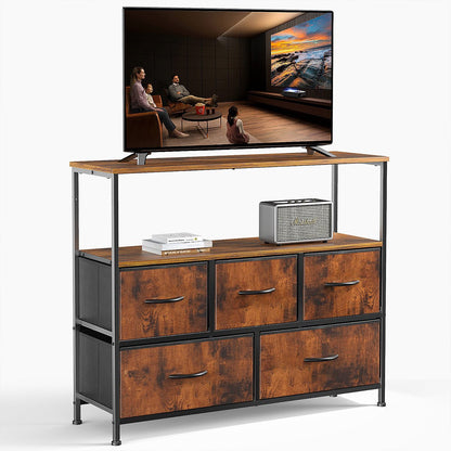 Large Capacity 5 - 10 Drawer Fabric Storage Cabinet Organizer - Flyachilles