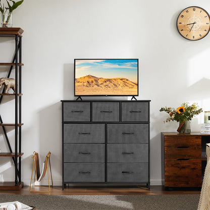 Large Capacity 5 - 10 Drawer Fabric Storage Cabinet Organizer - Flyachilles
