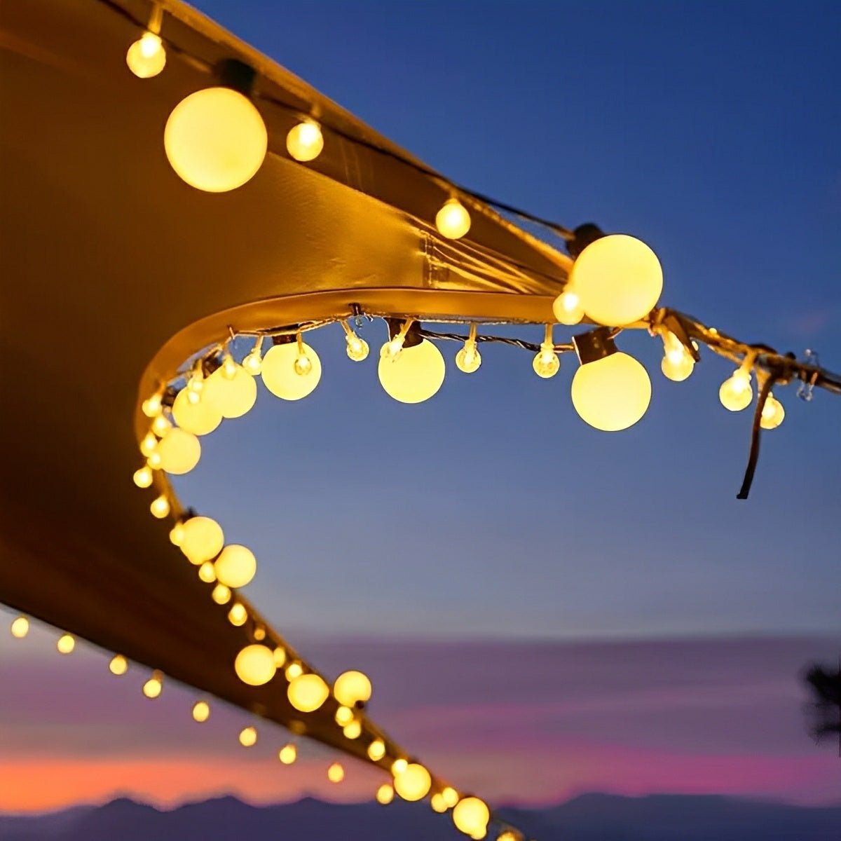 LED Solar Outdoor Tent Canopy String Lights Camping - Flyachilles