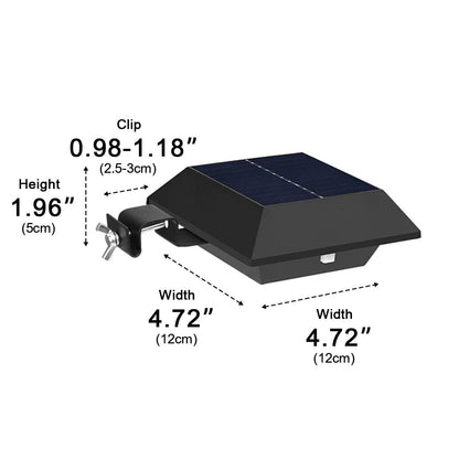LED Square Waterproof Solar Outdoor Wall Lights - Flyachilles