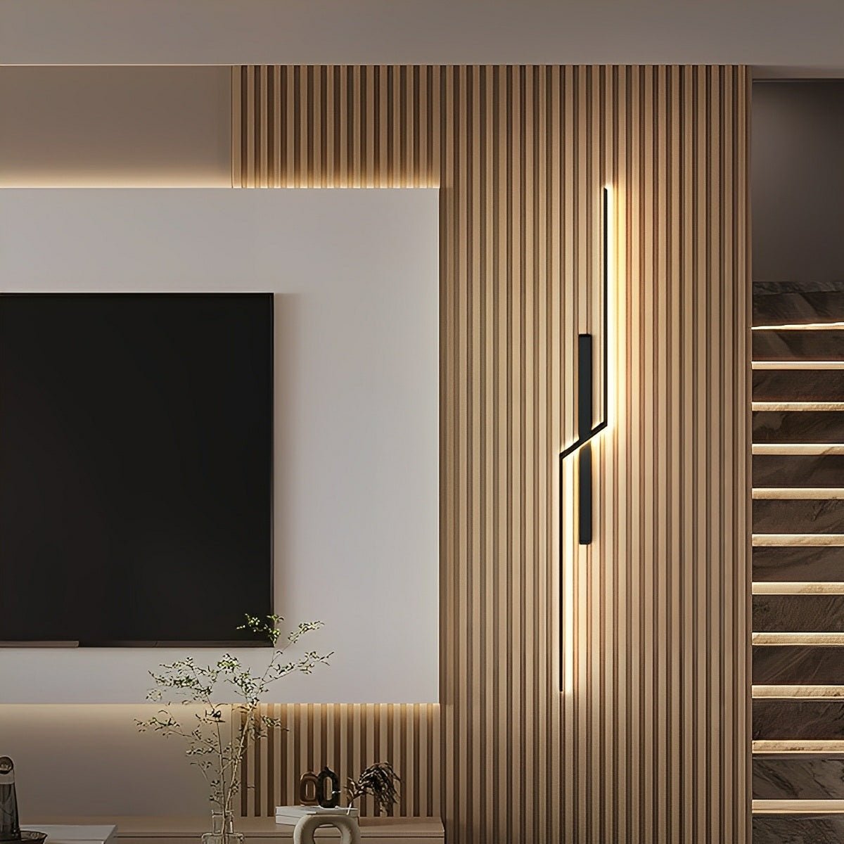 Lines Creative LED Modern Minimalist Wall Sconces Lighting - Flyachilles