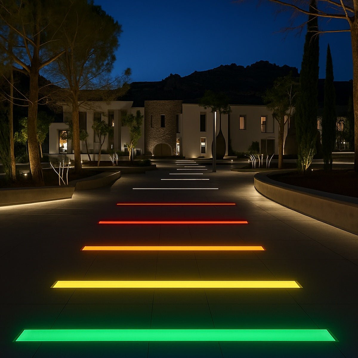 Low Voltage Waterproof Outdoor In Ground LED Strip Lights 39.37&