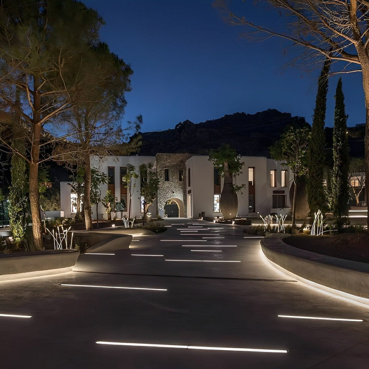 Low Voltage Waterproof Outdoor In Ground LED Strip Lights 39.37&