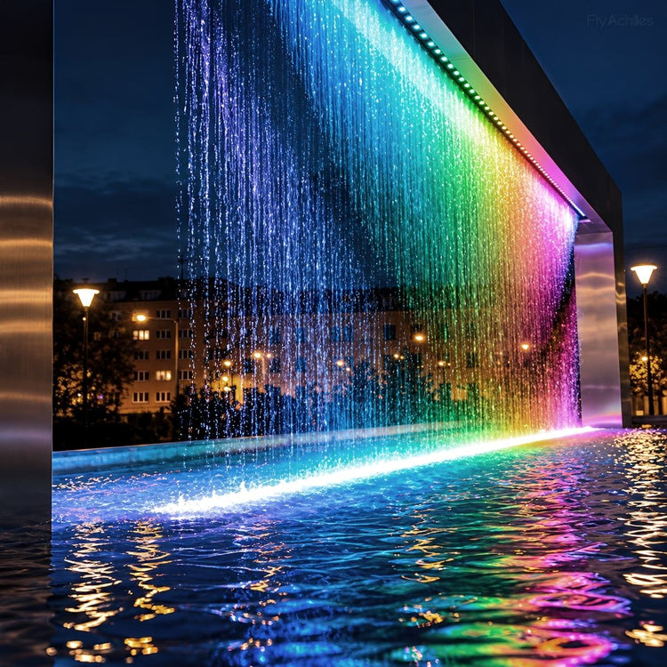 Low Voltage Waterproof Outdoor Recessed LED Wall Washer Lights RGB Dimmable DC24V 39.37&