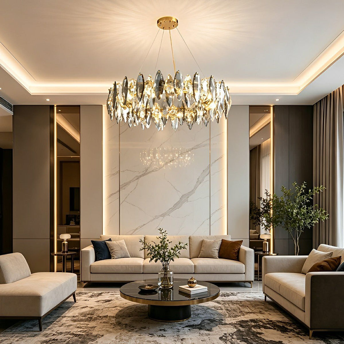 Luxury LED lighting Crystal Chandelier - Flyachilles