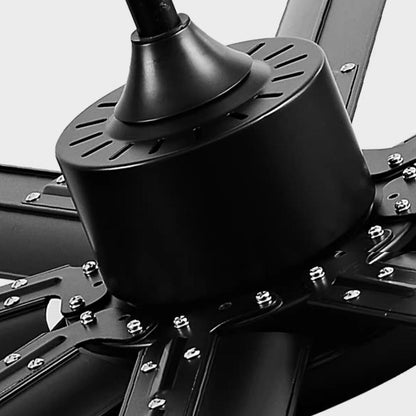 Mid - Century 8 - Blade Scandinavian Ceiling Fan with Full - Spectrum LED Light - Flyachilles