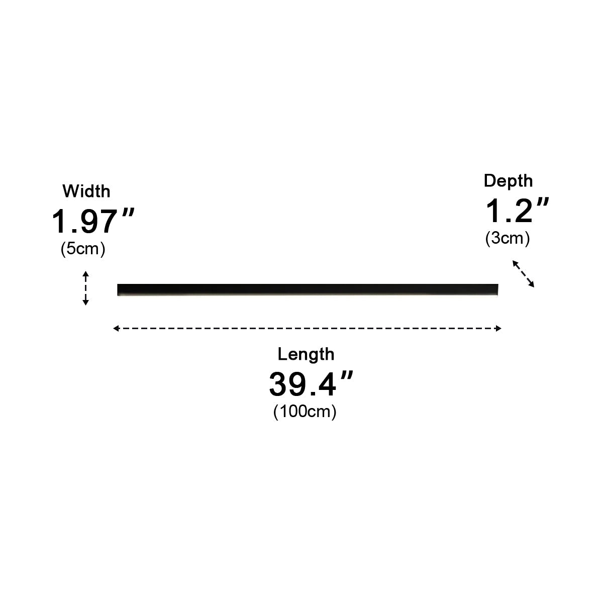 Minimalist Strip Dimming LED Modern Ceiling Light - Flyachilles