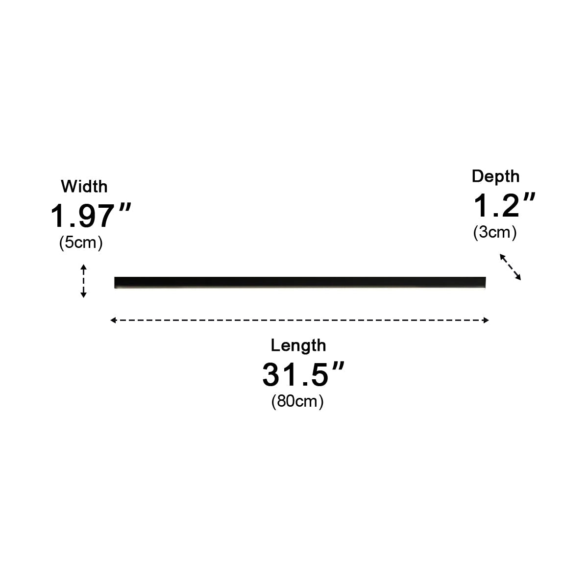 Minimalist Strip Dimming LED Modern Ceiling Light - Flyachilles