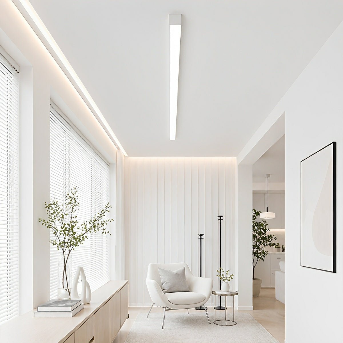 Minimalist Strip Dimming LED Modern Ceiling Light - Flyachilles