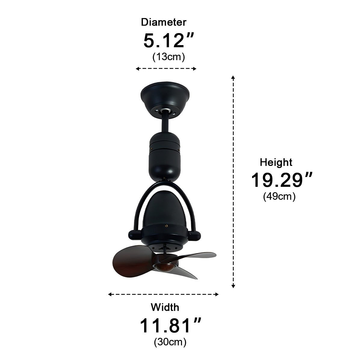 Modern 300° Rotation 6 - Speed Ceiling Fan - Flyachilles