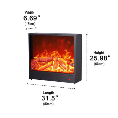 Modern 3D LED Flame Wall Fireplace Light Ambient Lighting - Flyachilles