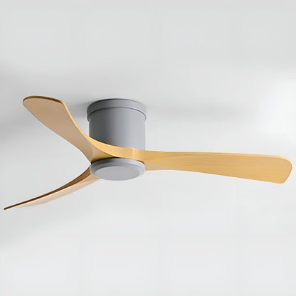 Modern 6 - speed Reverse Frequency 3 Blades Imitation Wood Ceiling Fan - Flyachilles
